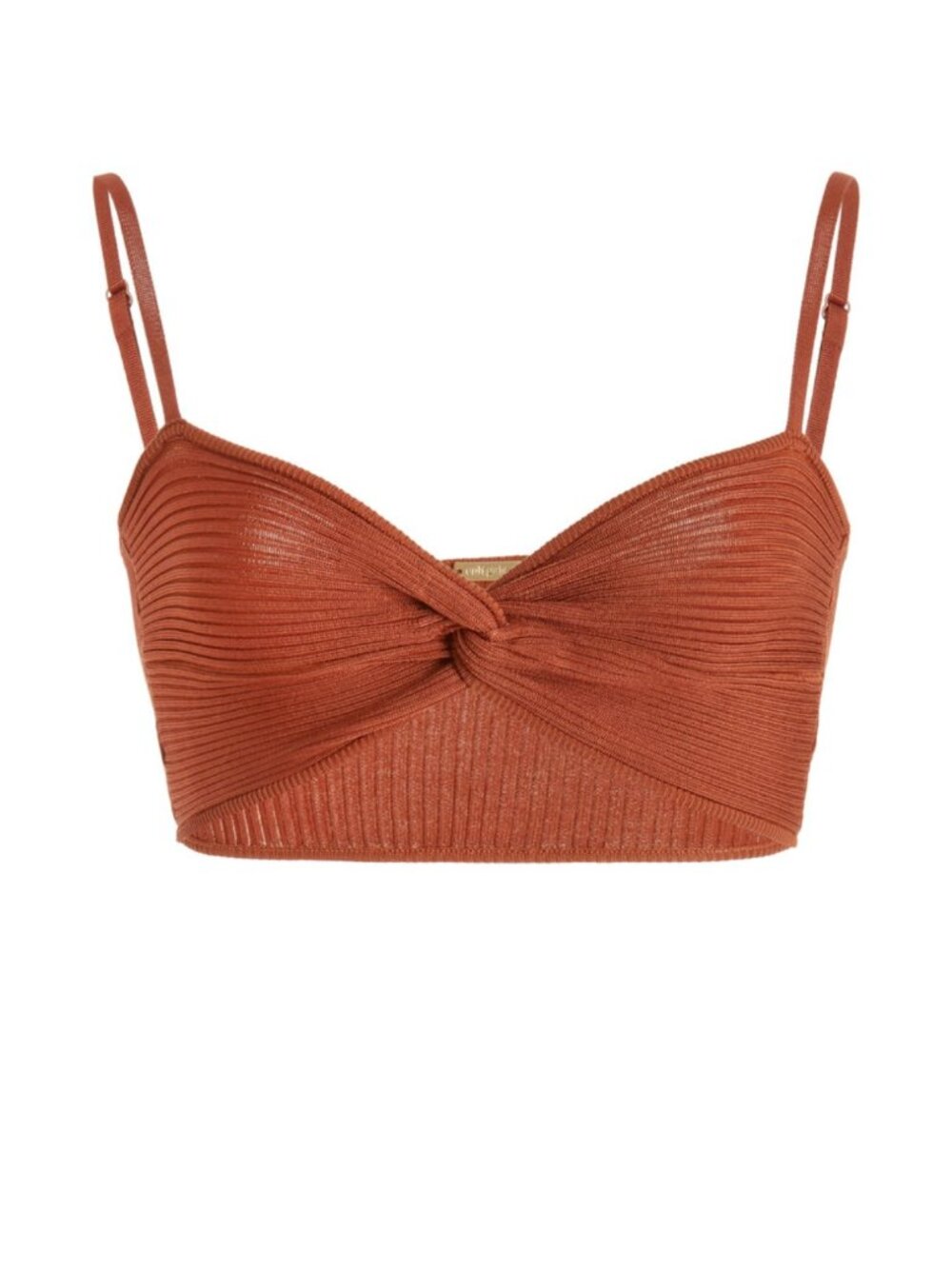 Cult Gaia  Elka Knit Cropped Top size small